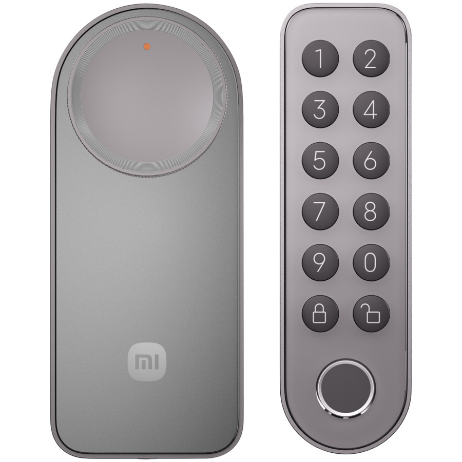Умна брава Xiaomi Self-Install Smart Lock (с клавиатура), Bluetooth, Wi-Fi, IP65, сива - BHR07XDGL - 1
