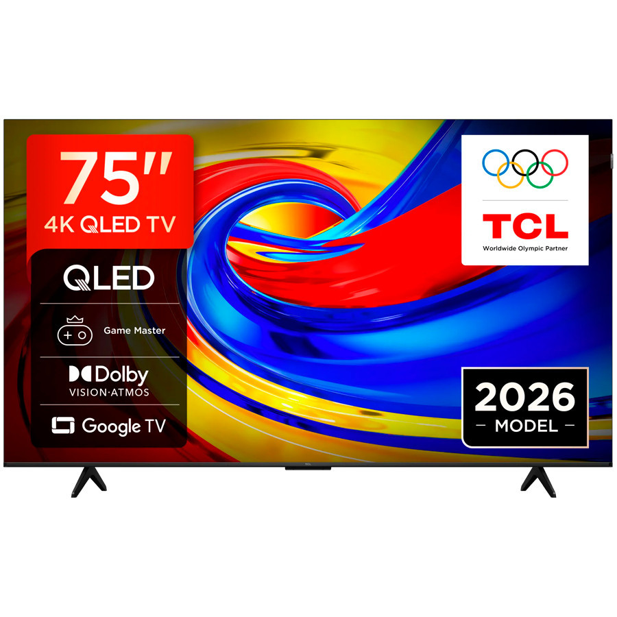 Телевизор TCL 75P7L, 75" 4K UHD QLED, Google TV, Wi-Fi, Bluetooth 5.4 - 1