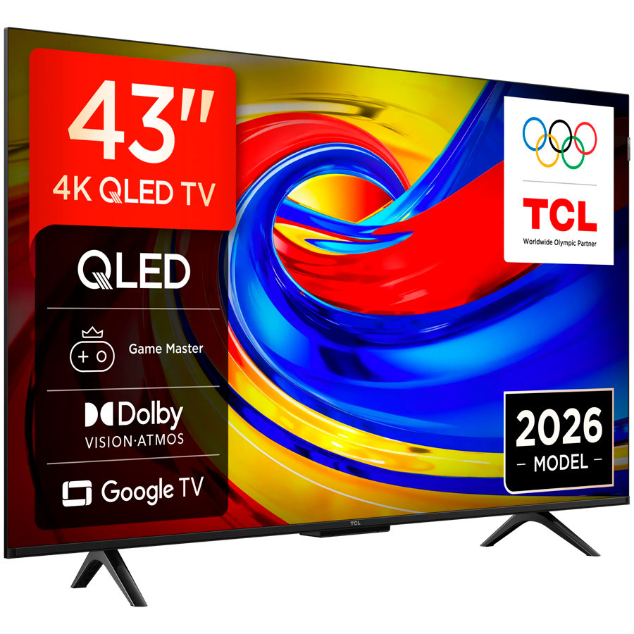 Телевизор TCL 43P7L, 43" 4K UHD QLED, Google TV - 2