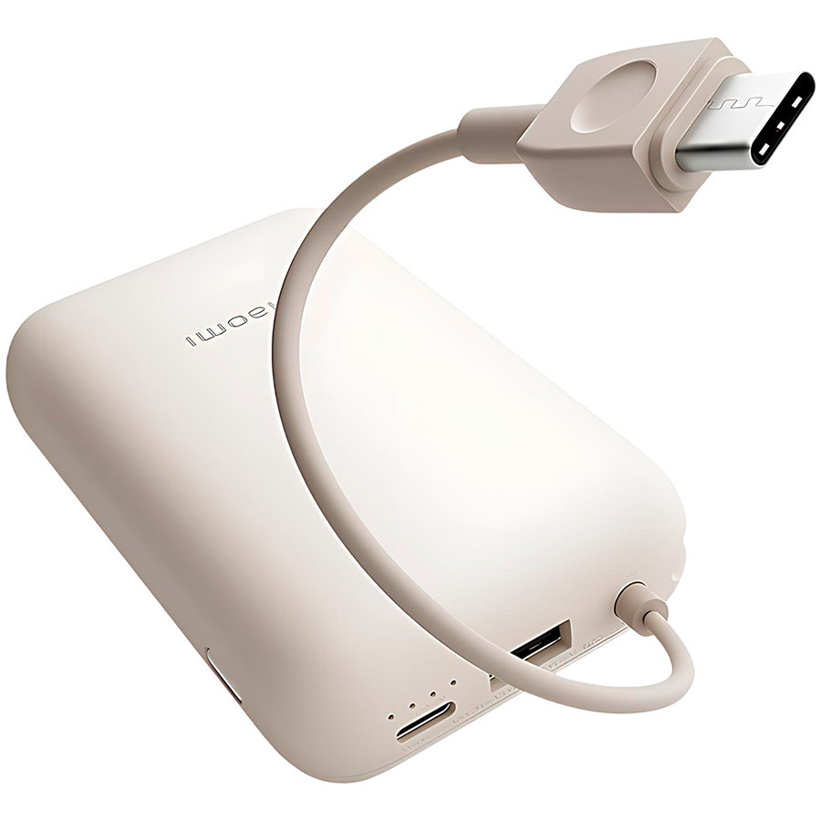Външна батерия Xiaomi Power Bank, 10000mAh, вграден кабел USB-C, 22.5W - BHR9072GL - 4