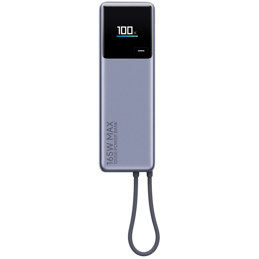 Преносима батерия Xiaomi 165W Power Bank, 10000mAh, 165W, USB-C вграден кабел - BHR9361GL - 2
