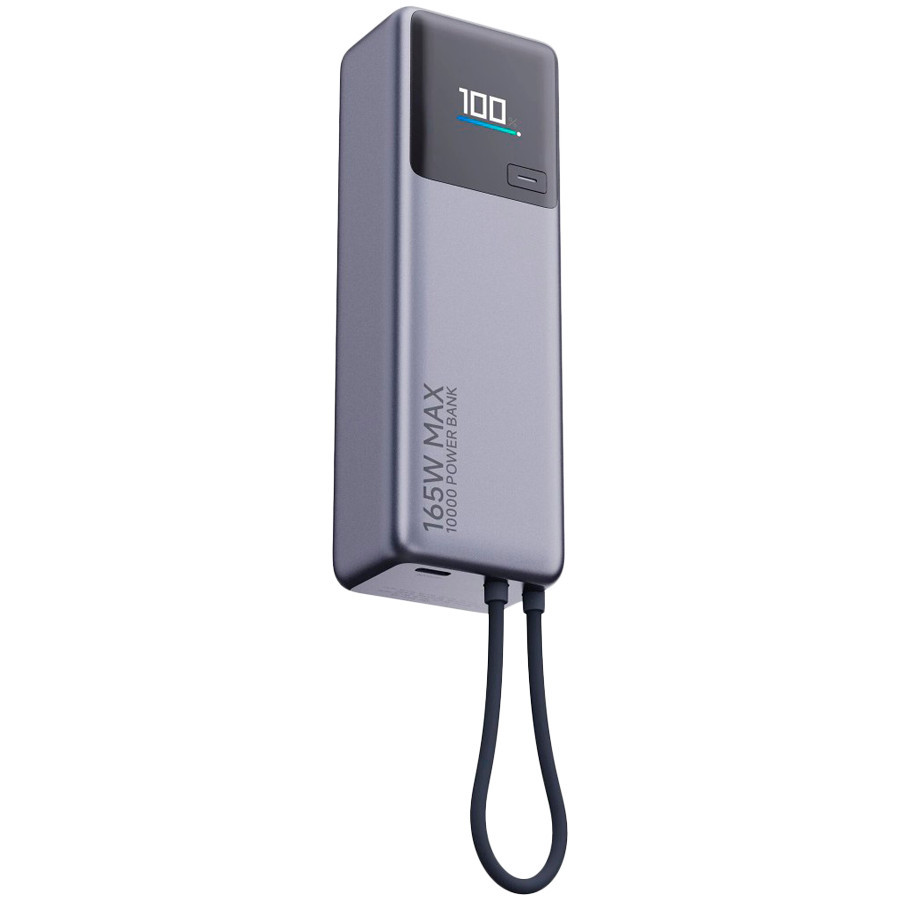 Преносима батерия Xiaomi 165W Power Bank, 10000mAh, 165W, USB-C вграден кабел - BHR9361GL - 3