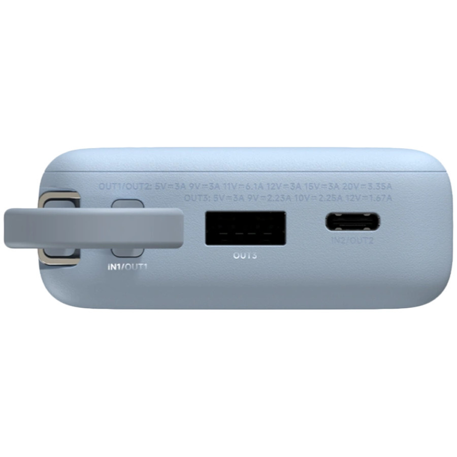 Външна батерия Xiaomi, 10000mAh 67W с вграден кабел Ice Blue - BHR08NZGL - 5