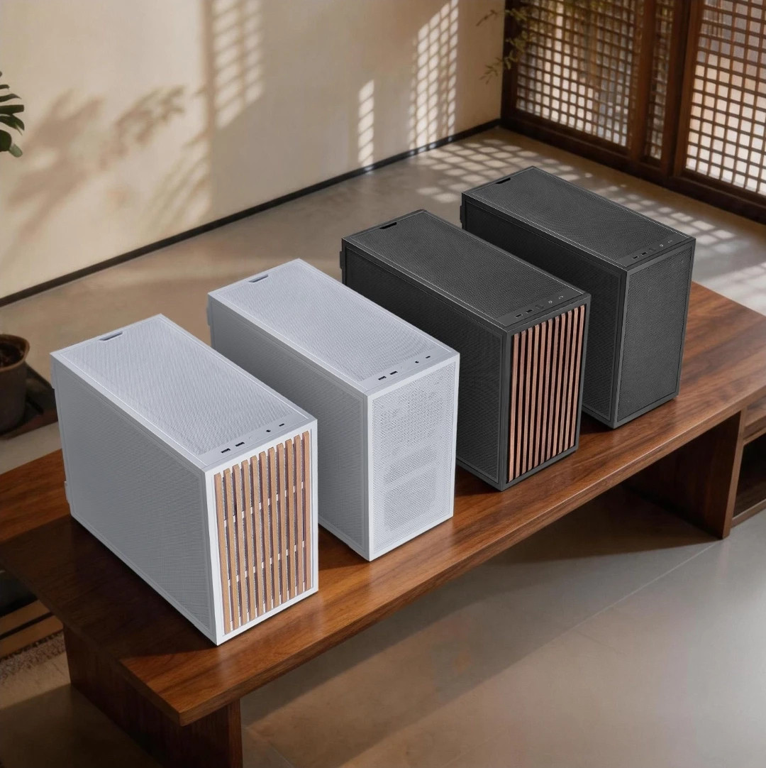 Кутия за компютър Lian Li DAN Cases B4 Wood Edition, Mini Tower, mATX/Mini-ITX, Черна - G99.B4X-WD.00 - 9