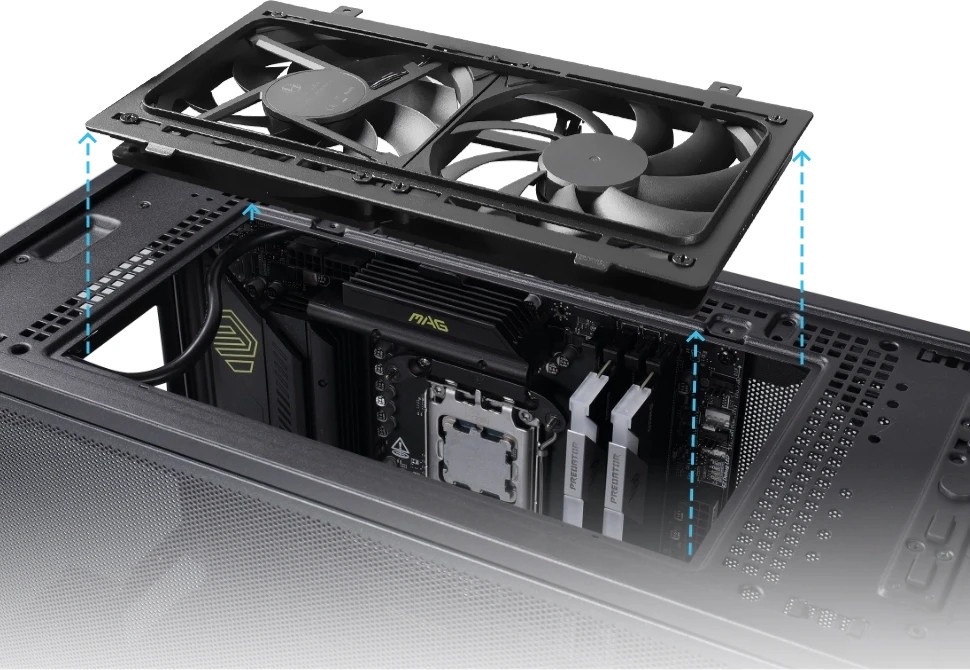 Кутия за компютър Lian Li DAN Cases B4 Wood Edition, Mini Tower, mATX/Mini-ITX, Черна - G99.B4X-WD.00 - 10