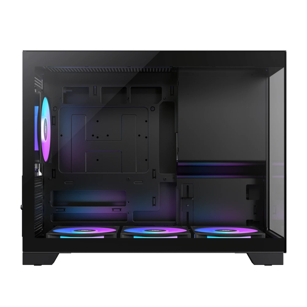 Кутия за компютър Gamemax NEX C33, Mini Tower mATX, Tempered Glass, 4x120mm ARGB вентилатора - 9109-0013R0002 - 6