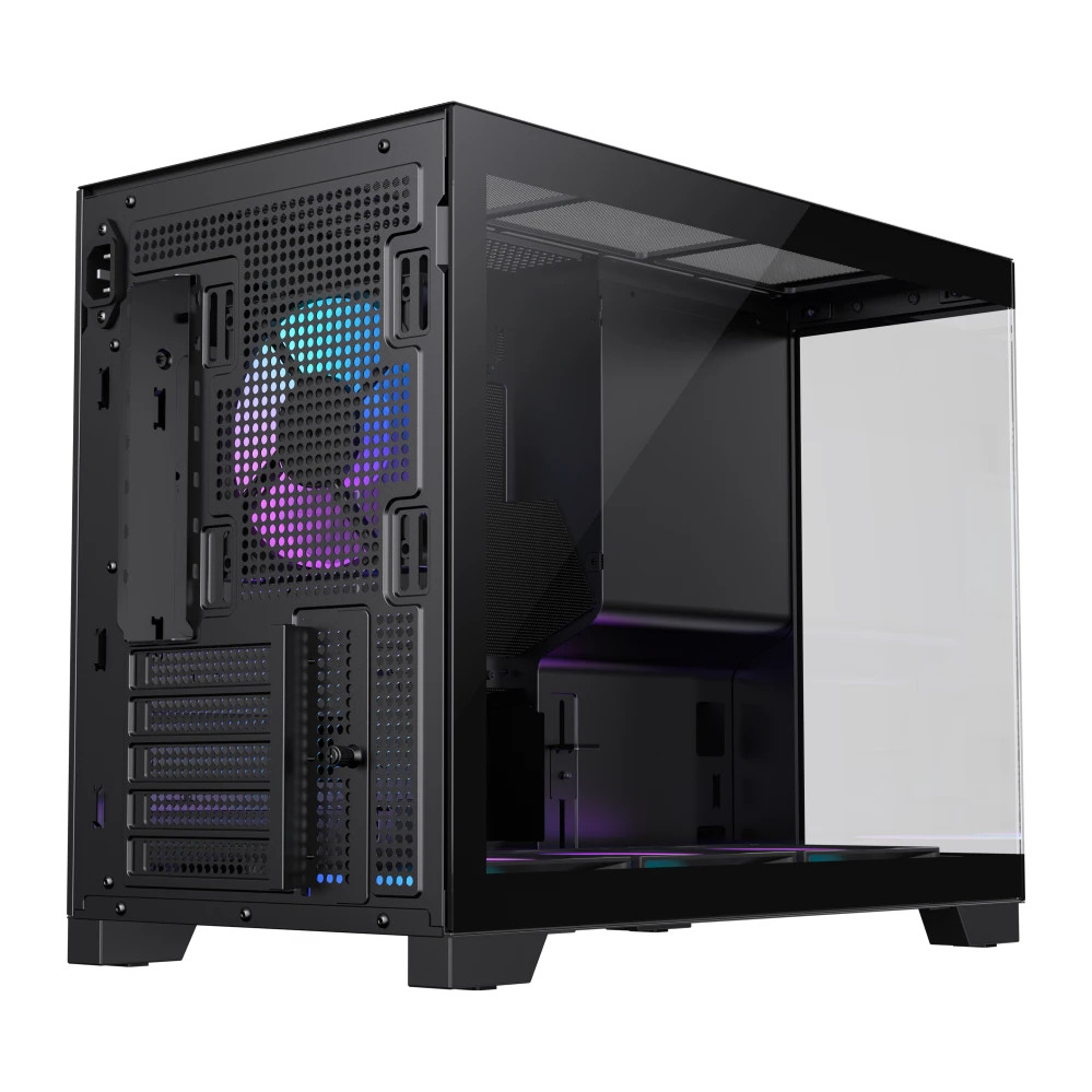 Кутия за компютър Gamemax NEX C33, Mini Tower mATX, Tempered Glass, 4x120mm ARGB вентилатора - 9109-0013R0002 - 8