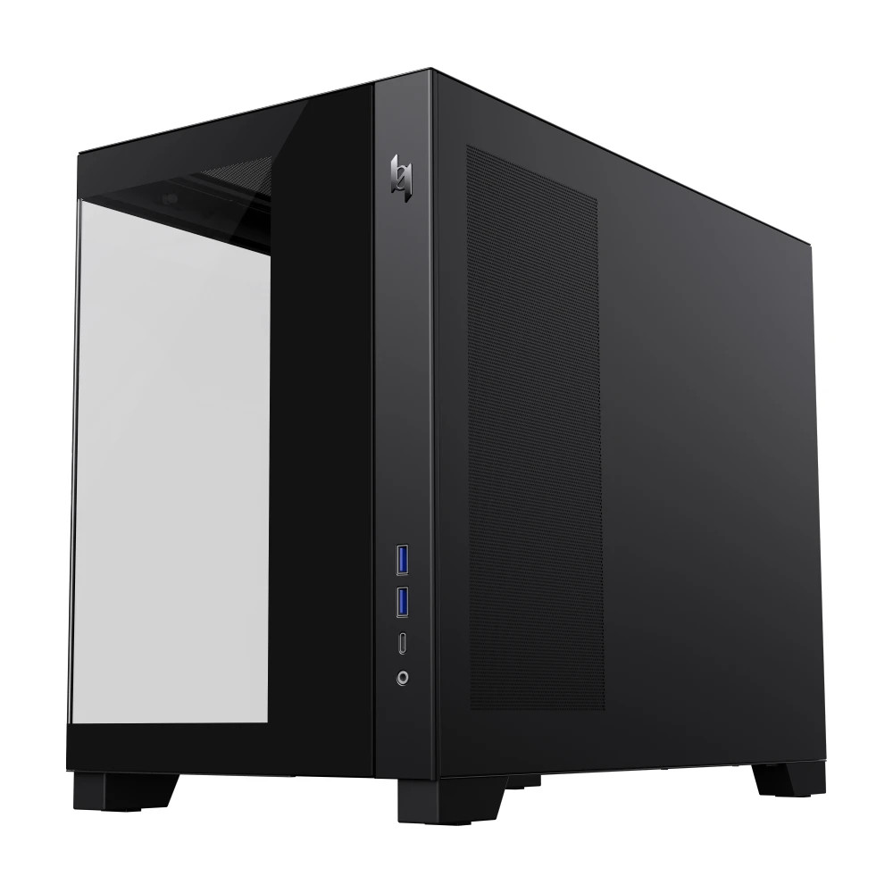 Кутия за компютър Gamemax NEX C33, Mini Tower mATX, Tempered Glass, 4x120mm ARGB вентилатора - 9109-0013R0002 - 9