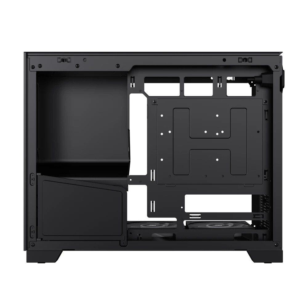 Кутия за компютър Gamemax NEX C33, Mini Tower mATX, Tempered Glass, 4x120mm ARGB вентилатора - 9109-0013R0002 - 11