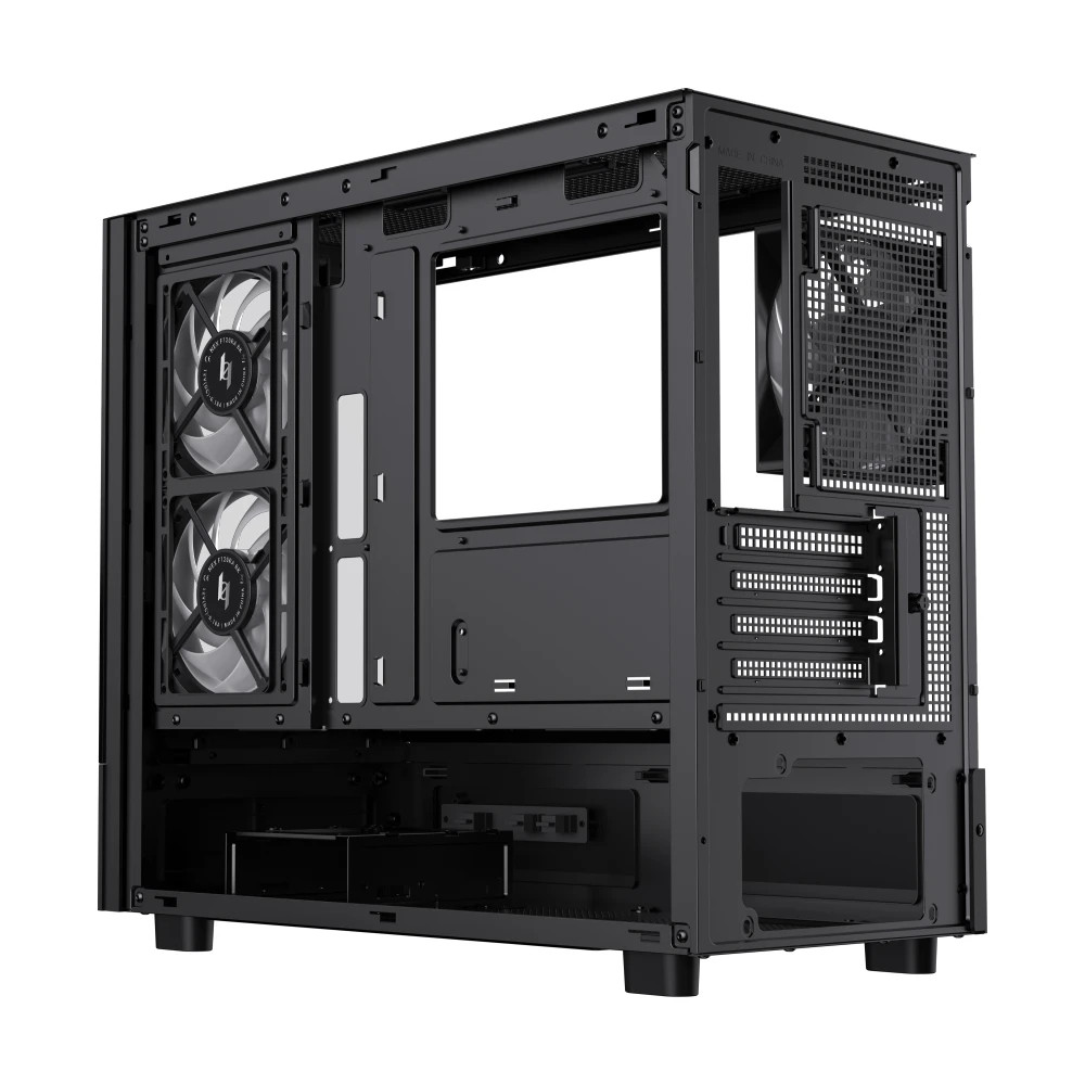 Кутия за компютър Gamemax NEX C31, Mini Tower mATX, Tempered Glass, 3x 120mm ARGB вентилатора - 9109-0013R0014 - 6