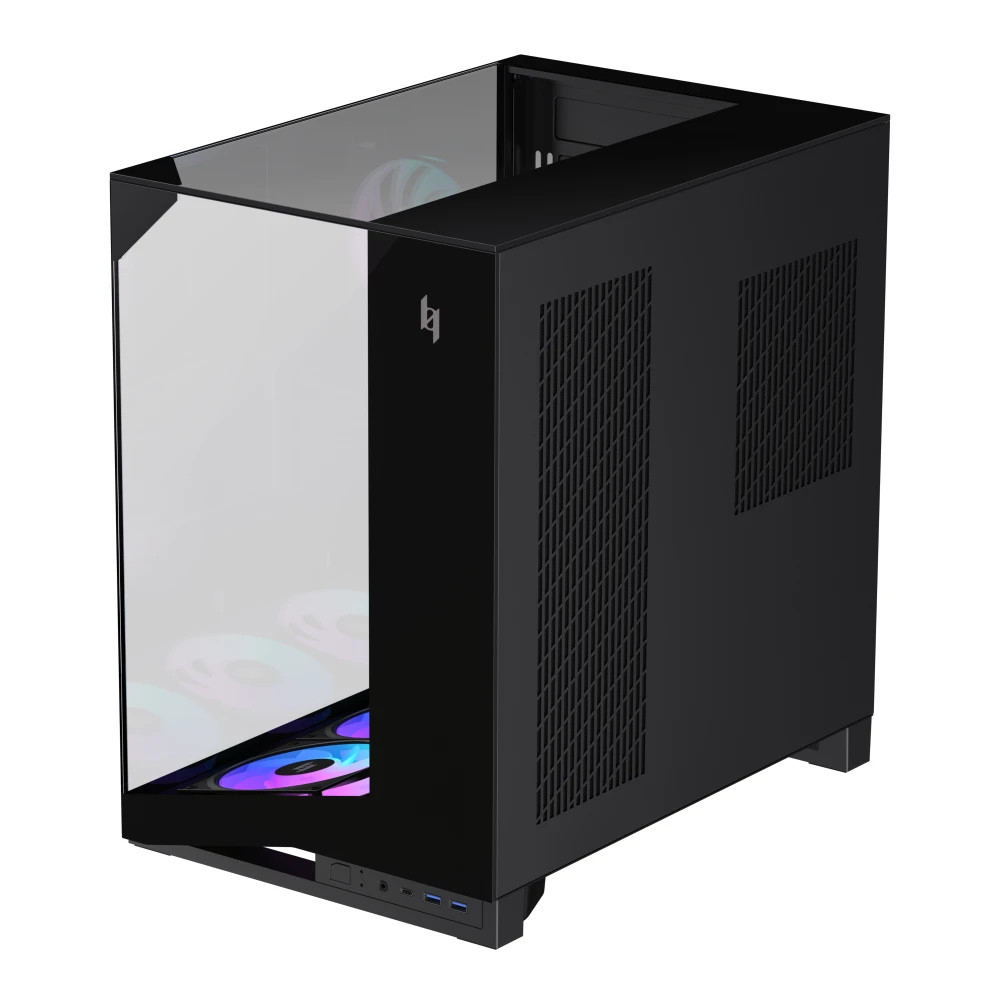 Кутия за компютър Gamemax NEX C56 VC BK, Middle Tower ATX, Tempered Glass, 4x ARGB вентилатора - 1849-3072R0002 - 9