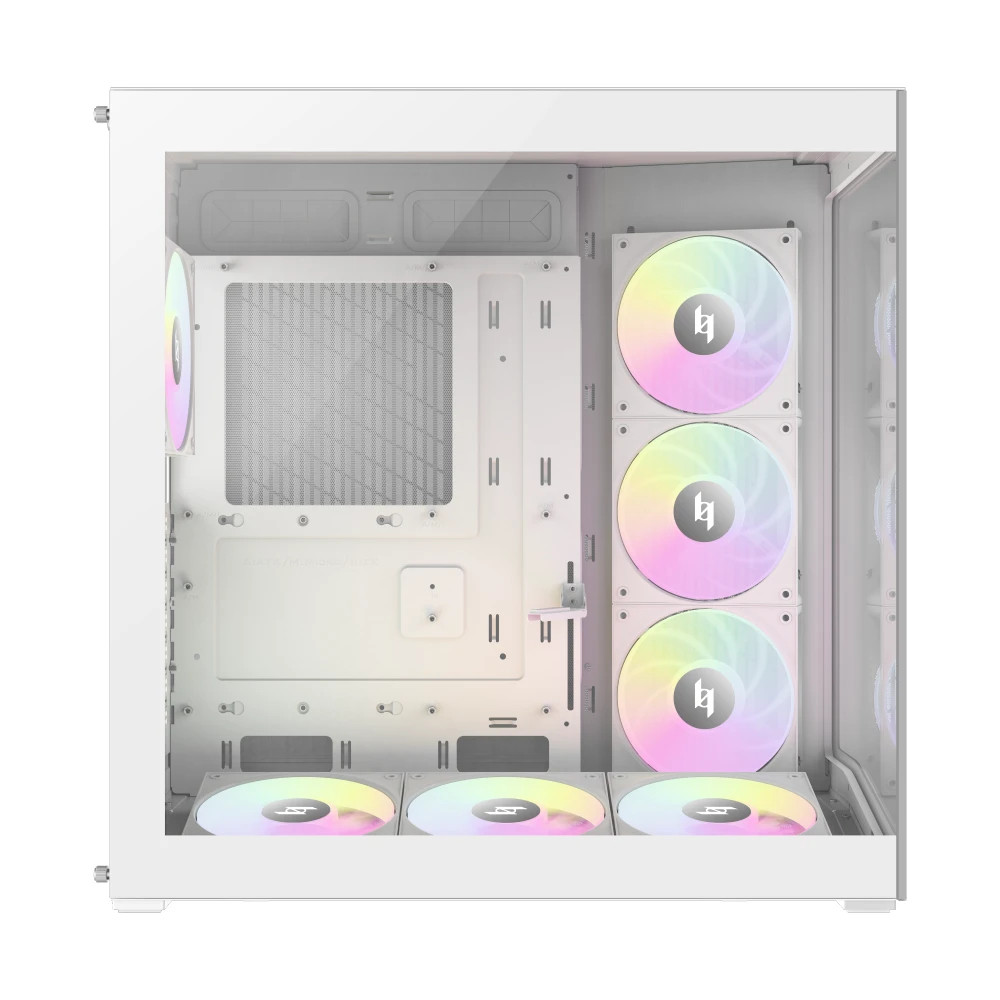 Кутия за компютър Gamemax NEX C56, ATX Middle Tower, Tempered Glass, 7x120mm ARGB вентилатора, бяла - 1849-3070R0004 - 7