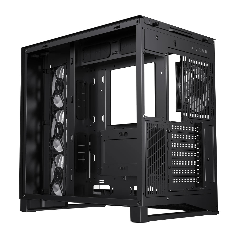 Кутия за компютър Gamemax NEX C56 BK, Middle Tower ATX, Tempered Glass, 7x120mm ARGB вентилатора - 1849-3070R0002 - 10