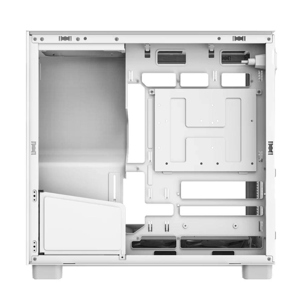 Кутия за компютър Gamemax NEX C53 WH, Middle Tower ATX, Tempered Glass, 4x ARGB вентилатора - 9109-0013R0008 - 12