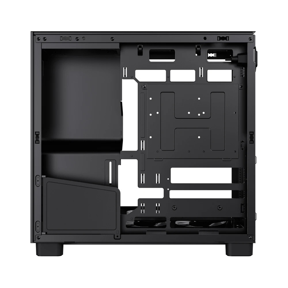 Кутия за компютър Gamemax NEX C53, Middle Tower ATX, Tempered Glass, 4x ARGB вентилатора - 9109-0013R0006 - 10