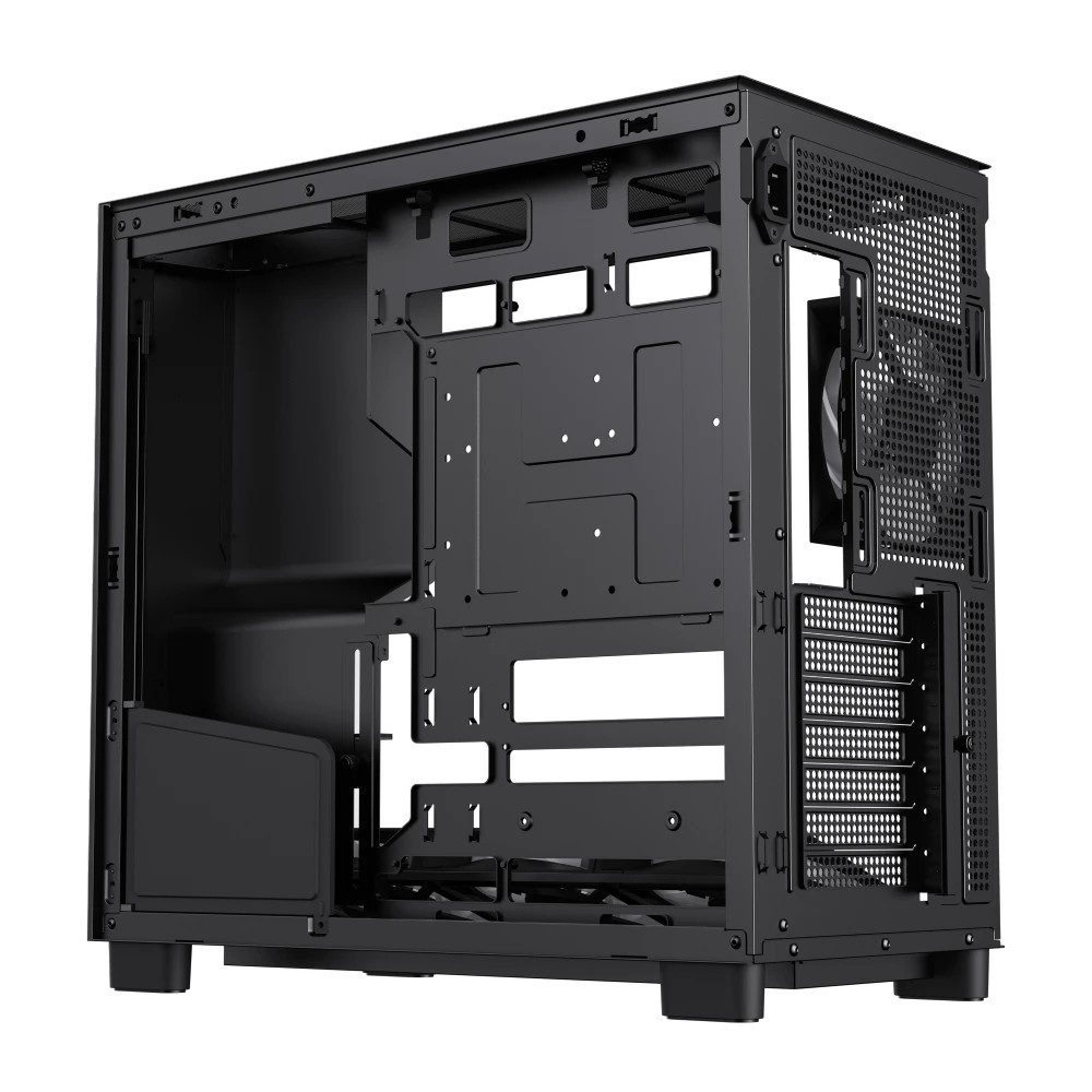 Кутия за компютър Gamemax NEX C53, Middle Tower ATX, Tempered Glass, 4x ARGB вентилатора - 9109-0013R0006 - 12