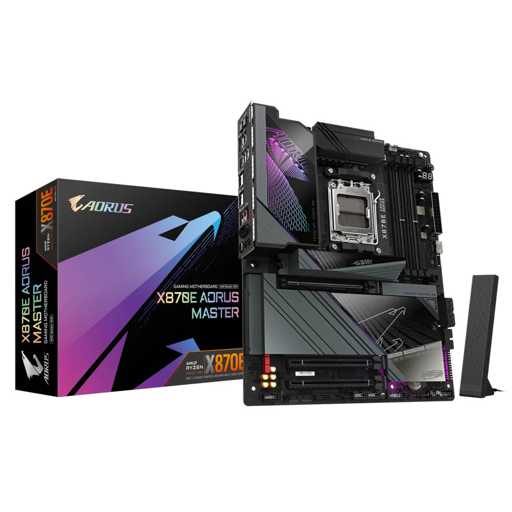 Дънна платка GIGABYTE X870E AORUS MASTER, Socket AM5 - 1