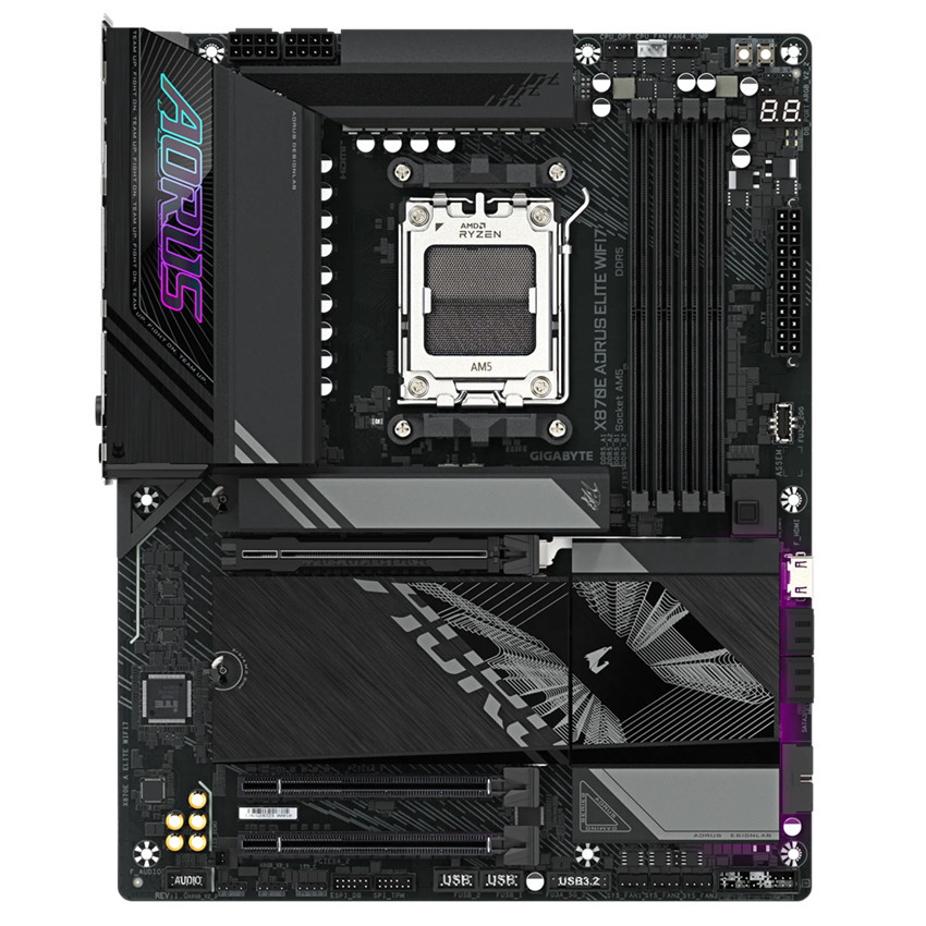 Дънна платка Gigabyte X870E AORUS ELITE WIFI 7, Socket AM5 - X870E A ELITE WIFI7 - 2