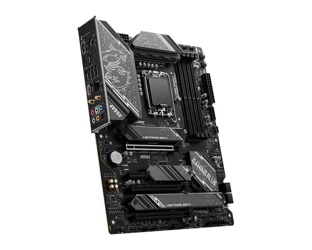 Дънна платка MSI Z790 GAMING PLUS WIFI , LGA 1700, 4xDDR5, 4x M.2 slots, 4x EZ Debug LED, ATX - 4