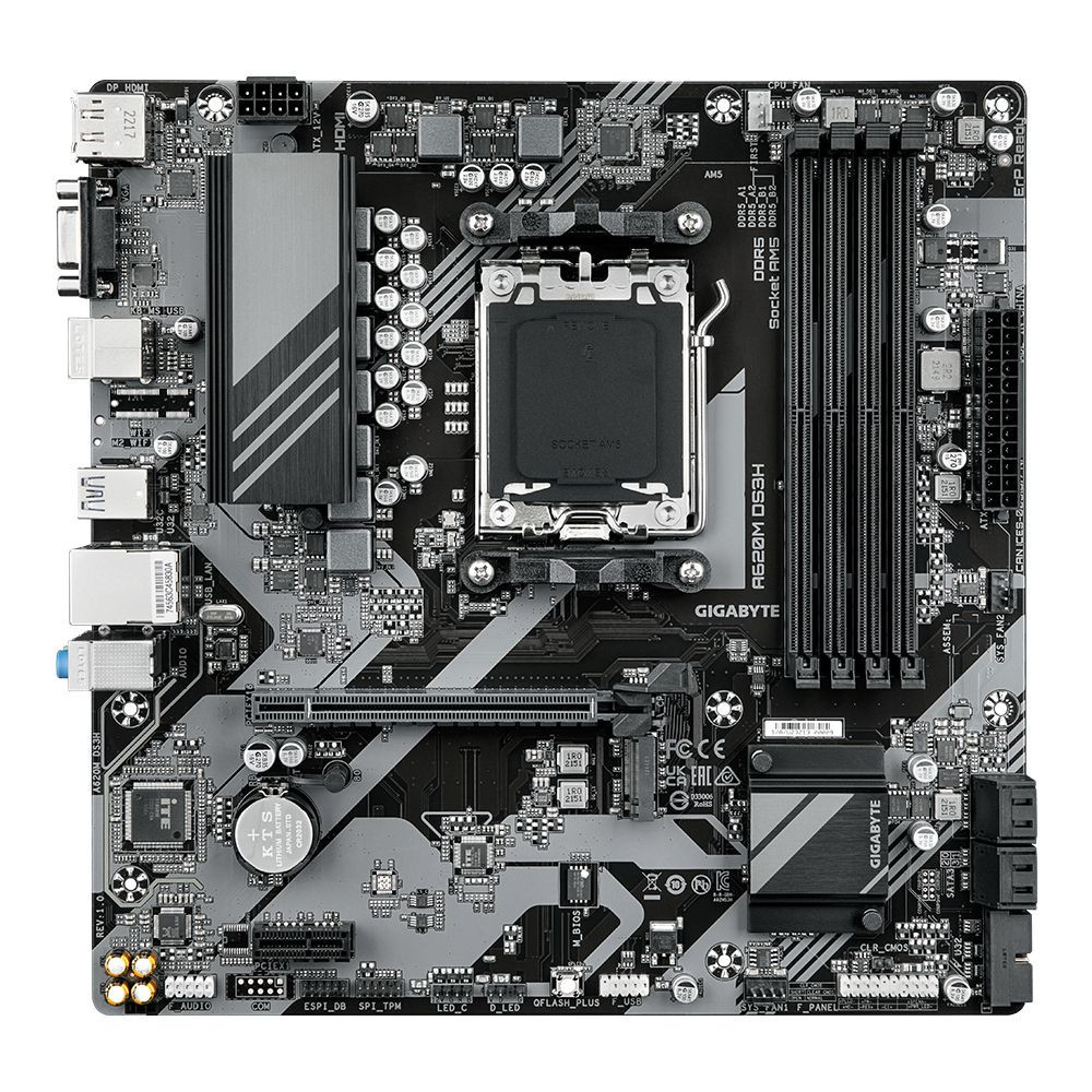 Дънна платка Gigabyte A620M DS3H,AM5, DDR5 - 2