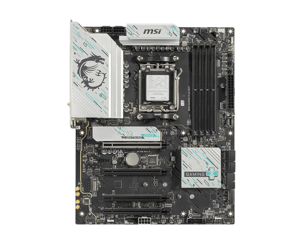 Дънна платка MSI B850 GAMING PLUS WIFI, AM5 - 911-7E56-001 - 2
