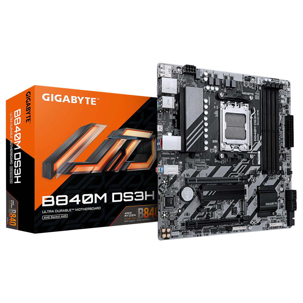 Дънна платка Gigabyte B840M DS3H, AM5 - 1
