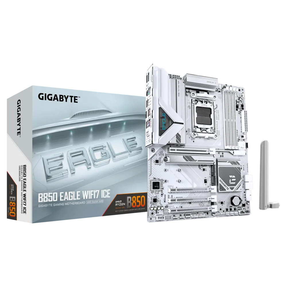 Дънна платка Gigabyte B850 EAGLE WIFI7 ICE, AM5 - 1