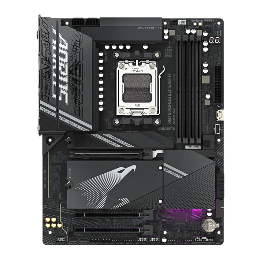 Дънна платка Gigabyte X870 AORUS ELITE WIFI7, AM5 - 2