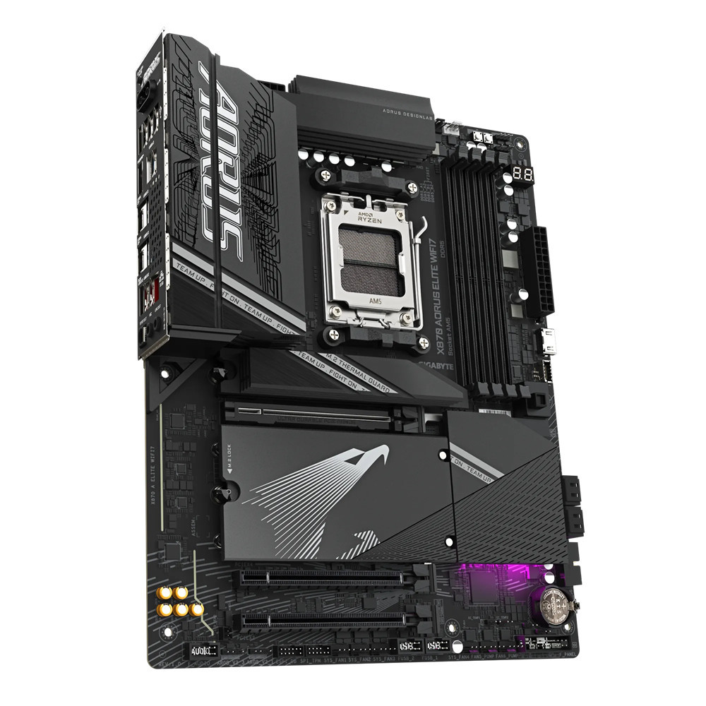 Дънна платка Gigabyte X870 AORUS ELITE WIFI7, AM5 - 3