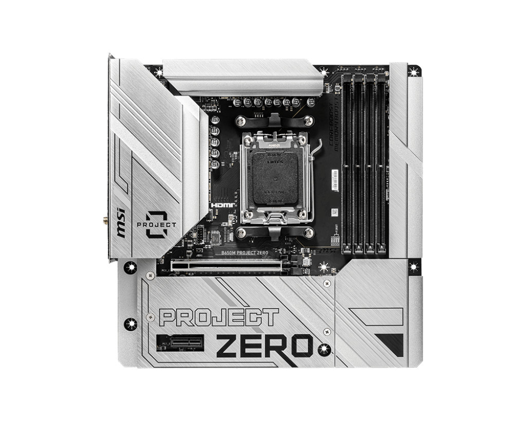 Дънна платка MSI B650M PROJECT ZERO, mATX, AM5 - 2