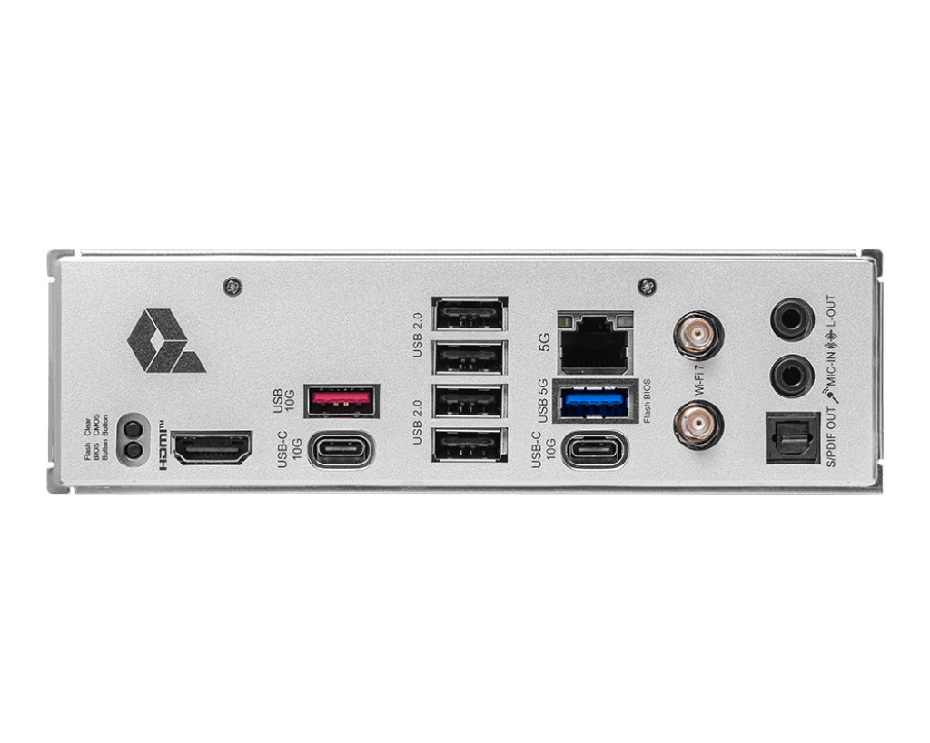 Дънна платка MSI PRO B850-P WIFI, AM5, Wi-Fi 7, 5G LAN, high-speed USB, PCIe 5.0, M.2 Gen5. - 4