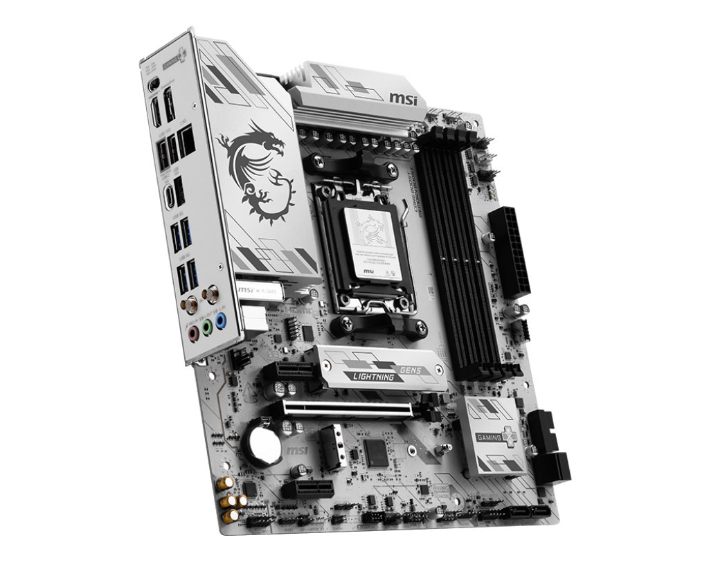 Дънна платка MSI B850M GAMING PLUS WIFI6E, mATX, AM5, 4x DDR5, 2.5G LAN, WIFI, BT - 3