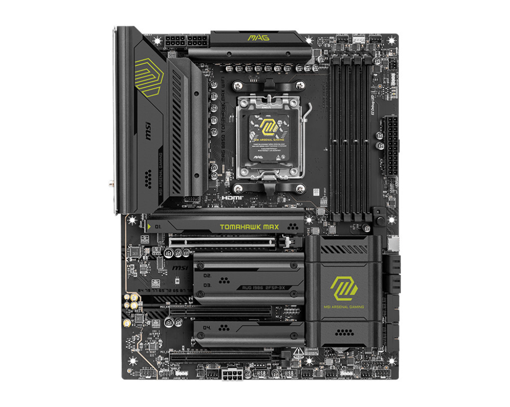 Дънна платка MSI MAG B850 TOMAHAWK MAX WIFI, AM5 - 911-7E62-002 - 2