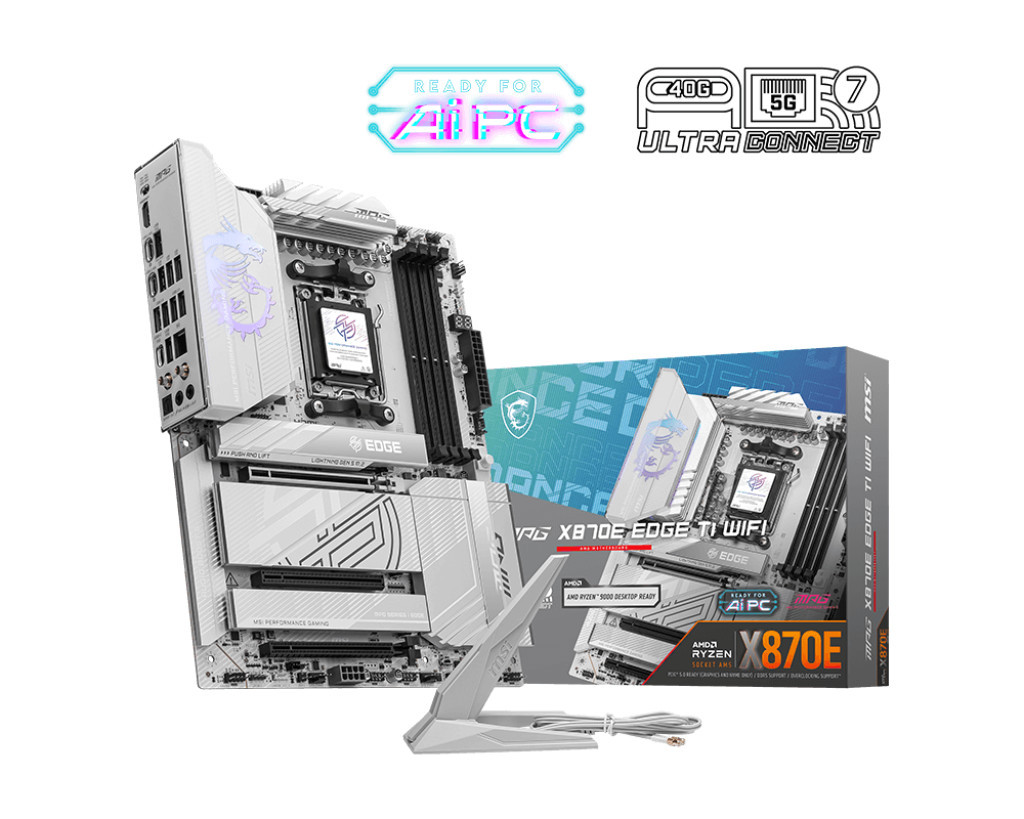 Дънна платка MSI MPG X870E EDGE TI WIFI, AM5 - 911-7E59-001 - 1