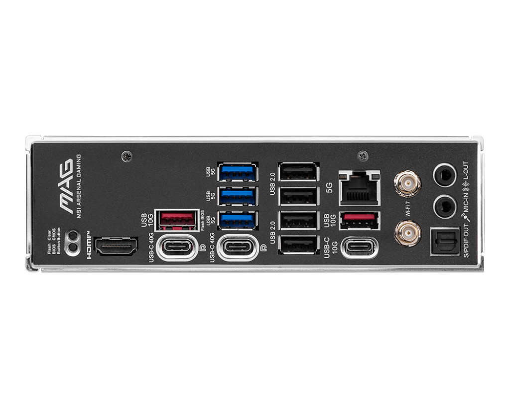 Дънна платка MSI MAG X870 TOMAHAWK WIFI, ATX, AM5, AMD Ryzen 9000, DDR5 up to 8400 (OC)MHz, 3x PCIe x16 slots, 4x M.2 slot - 5