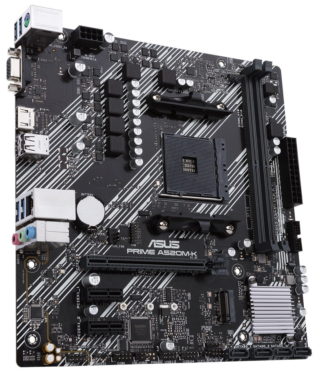 Дънна платка Asus PRIME A520M-K - 90MB1500-M0EAY0 - 2