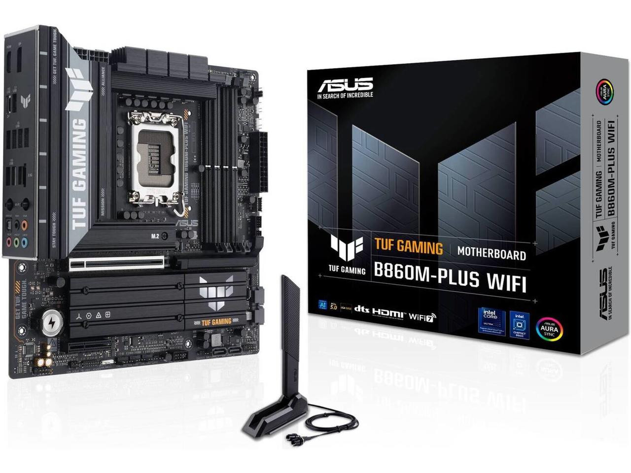 Дънна платка Asus TUF GAMING B860M-PLUS WIFI, LGA1851 - 90MB1JV0-M0EAY0 - 1
