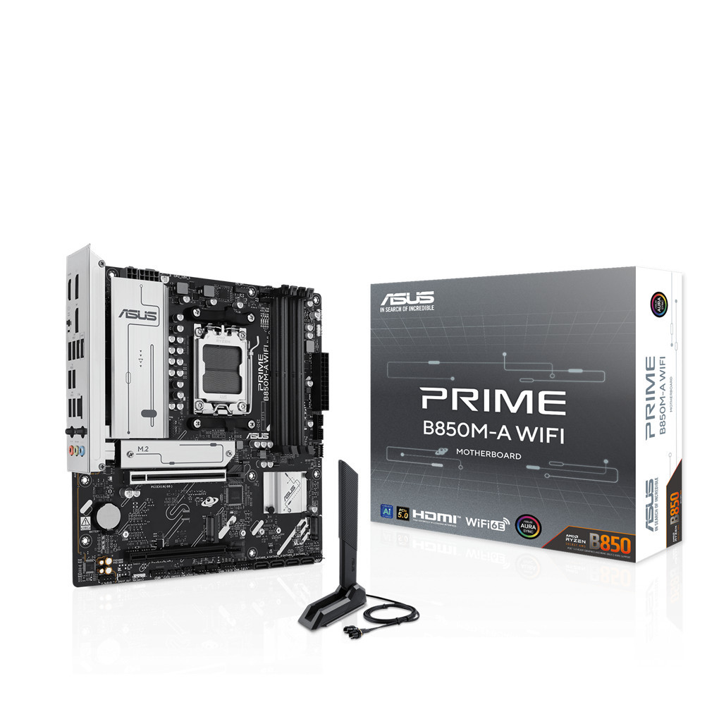 Дънна платка Asus PRIME B850M-A WIFI, AM5 - 90MB1LN0-M0EAY0 - 1