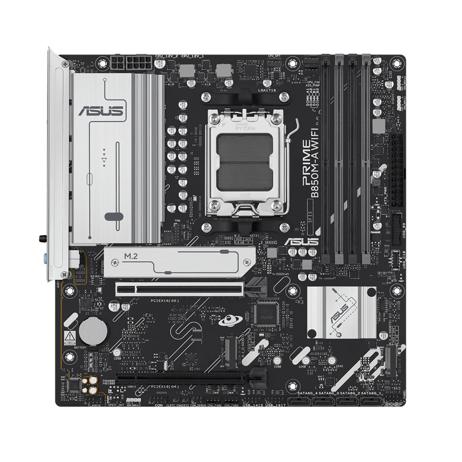 Дънна платка Asus PRIME B850M-A WIFI, AM5 - 90MB1LN0-M0EAY0 - 2