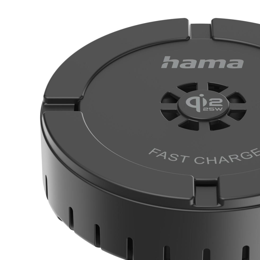Безжично зарядно устройство HAMA Qi2, 25W, черно - HAMA-201756 - 4
