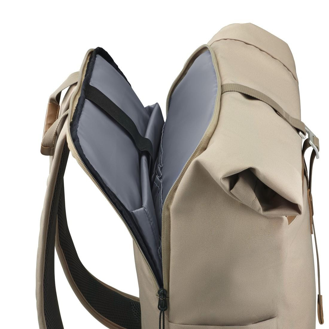 Раница за лаптоп HAMA Silvan, до 16.2", 22L, бежова - HAMA-222025 - 9
