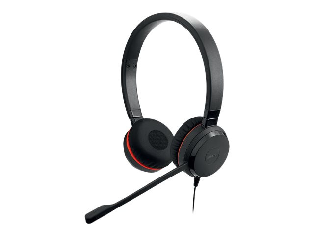 Слушалки Jabra Evolve 20 SE, USB-C/USB-A, стерео, с микрофон, UC сертифицирани - 4999-829-469 - 1