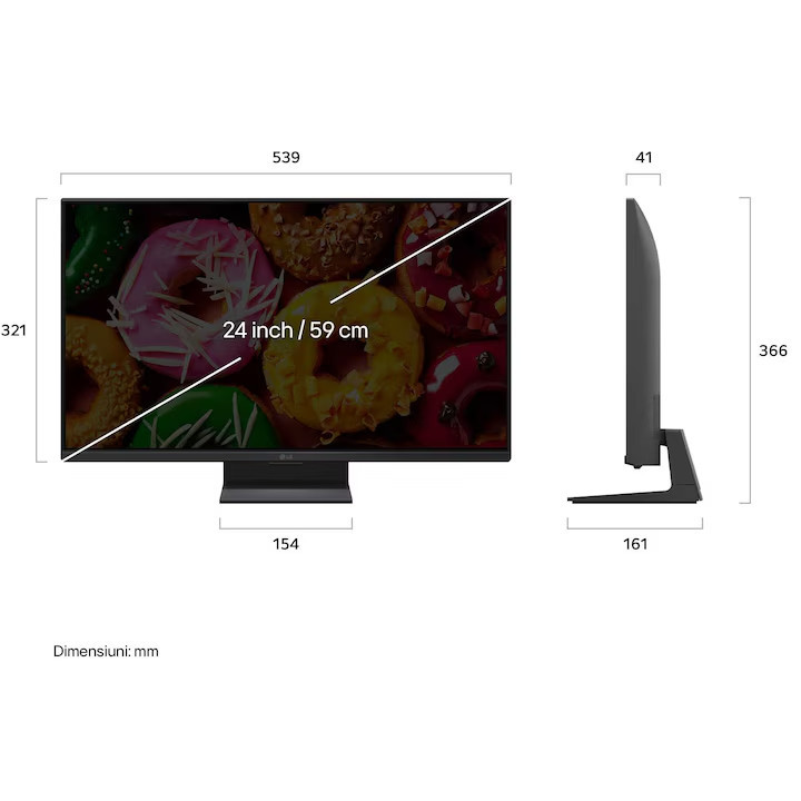 Телевизор LG 24LB70003LA, 23.6" Full HD WVA, webOS 26, Alpha 5 AI Gen9 - 5