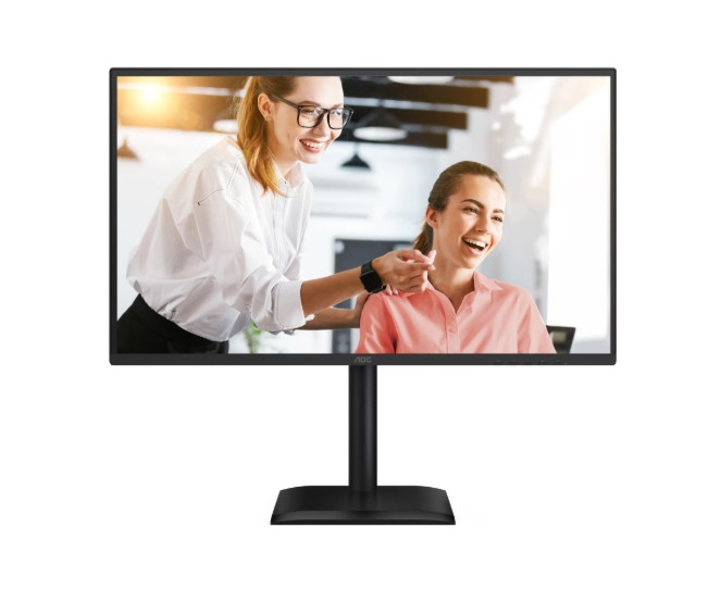 Монитор AOC Q27E4CV, 27" WQHD IPS 120Hz, Adaptive Sync, USB-C, RJ45 - 1