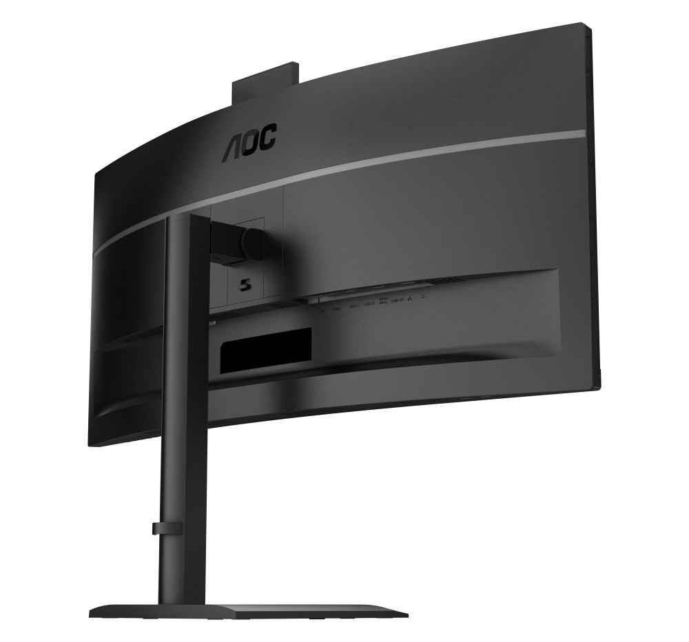 Монитор AOC CU34E4CW, 34" Curved UWQHD VA 120Hz, 5MP Webcam, USB-C Hub, KVM - 9