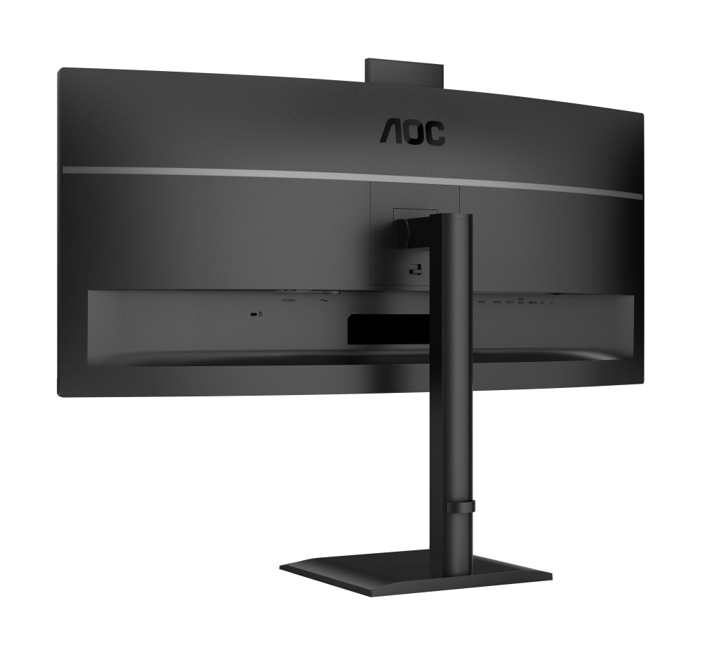 Монитор AOC CU34E4CW, 34" Curved UWQHD VA 120Hz, 5MP Webcam, USB-C Hub, KVM - 10