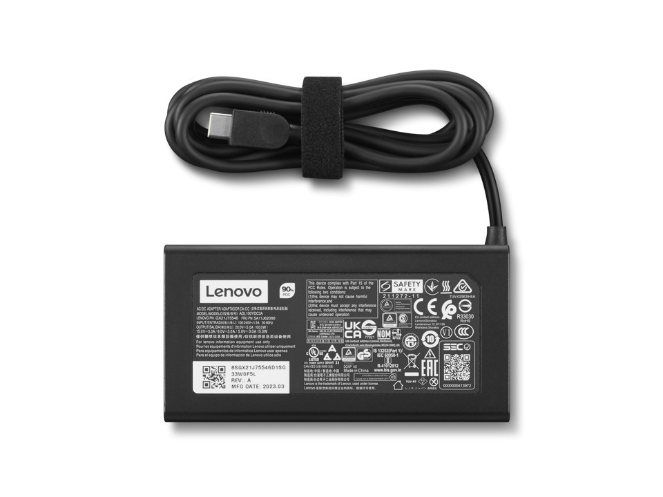 Зарядно за лаптоп Lenovo Power Adapter, 100W USB Type-C - 4X21M37469 - 2