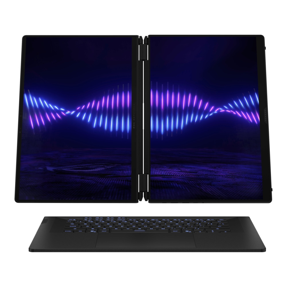 Лаптоп ASUS ROG Zephyrus Duo 16 GX651AX-SR086X, 16.0" WQXGA+ OLED 120Hz Touch, Intel Core Ultra 9 386H, RTX 5090 24GB, 64GB LPDDR5X, 2TB SSD, Windows 11 Pro - 90NR0NT2-M00410 - 2
