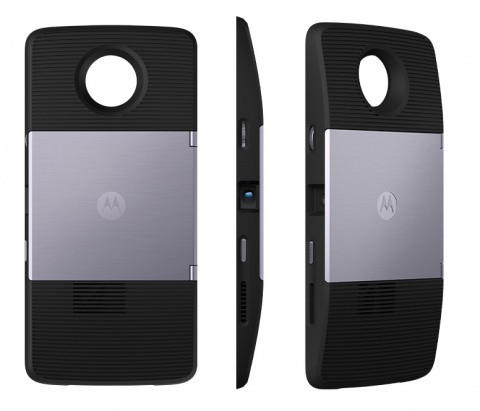 Проектор Lenovo Moto Insta-Share Projector Mod, 70" WVGA, 50 lumens, за Moto Z - ASMPRJTBLKEU - 2