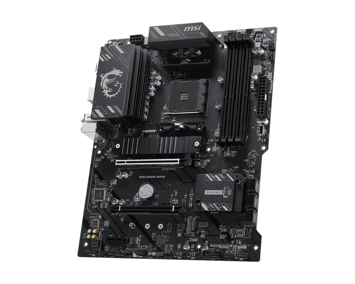 Дънна платка MSI B550 GAMING WIFI6E, Socket AM4, 4x DDR4, ATX - 911-7C56-095 - 4